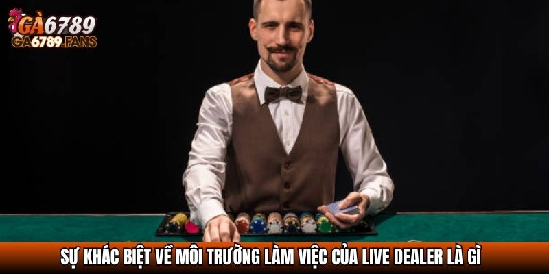 Dealer Là Gì? Tất Tần Tật Về Người Cầm Trịch Bàn Cược Casino 5 Sự khác biệt về môi trường làm việc của live dealer là gì