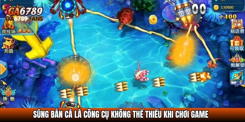Súng Bắn Cá - Công Cụ Quyết Định Thắng Bại Trong Game 2 Súng bắn cá là công cụ không thể thiếu khi chơi game