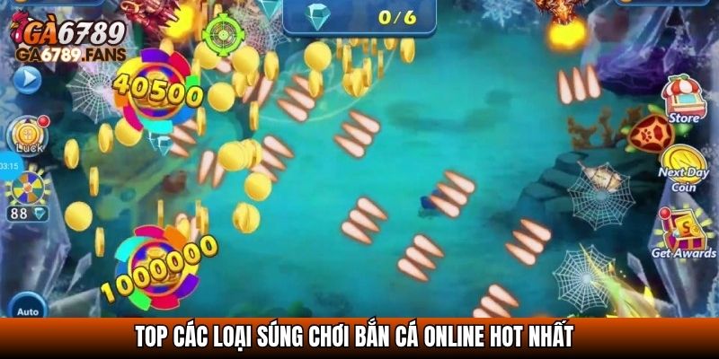 Súng Bắn Cá - Công Cụ Quyết Định Thắng Bại Trong Game 3 Top các loại súng chơi bắn cá online hot nhất